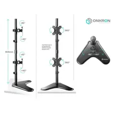 Кронштейн для мониторов Onkron D208FS (макс.16кг) черный